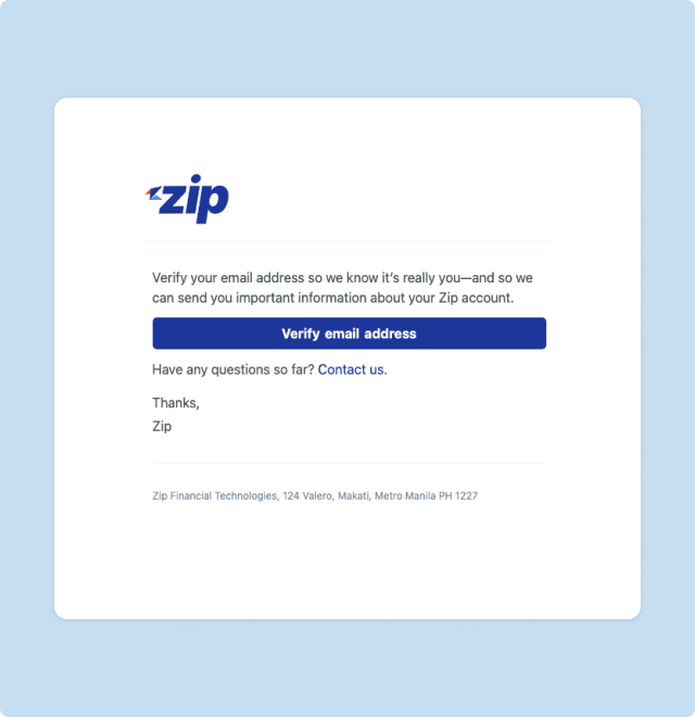 Verify Email